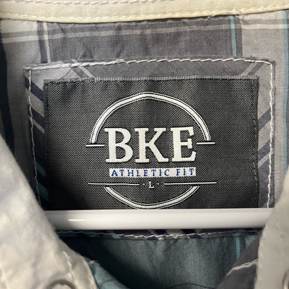 BKE Athletic Fit Pearl Snap Large - Picture 2 of 5